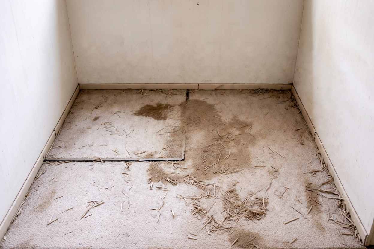 Dusting and vacuuming after